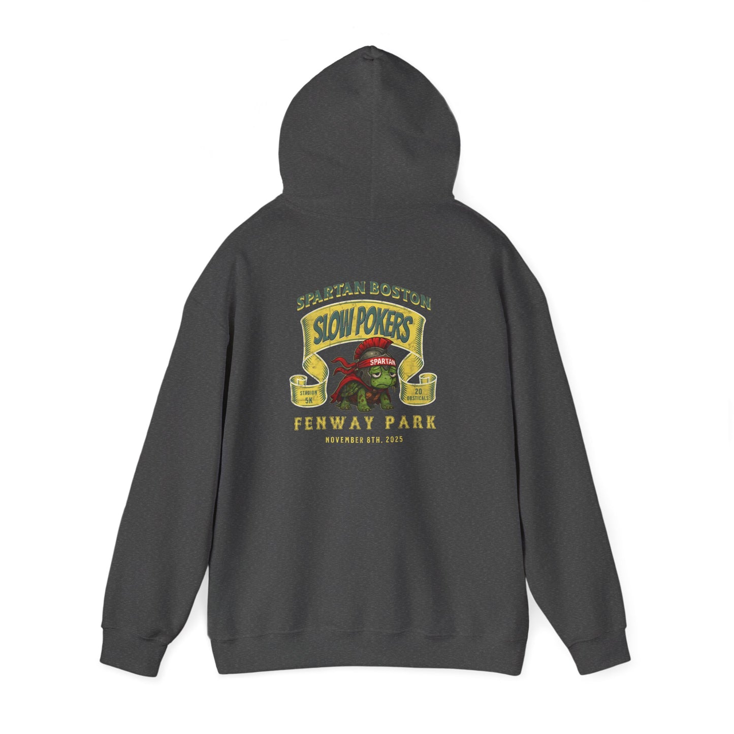 Spartan Slow Pokers Turtle Hoodie | Front & Back Print