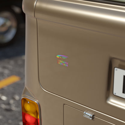Lesbaru Pride Outdoor Clear Sticker, Subaru Enthusiasts, LGBTQ+ Car Decor, Die-Cut Decal, Vinyl Sticker