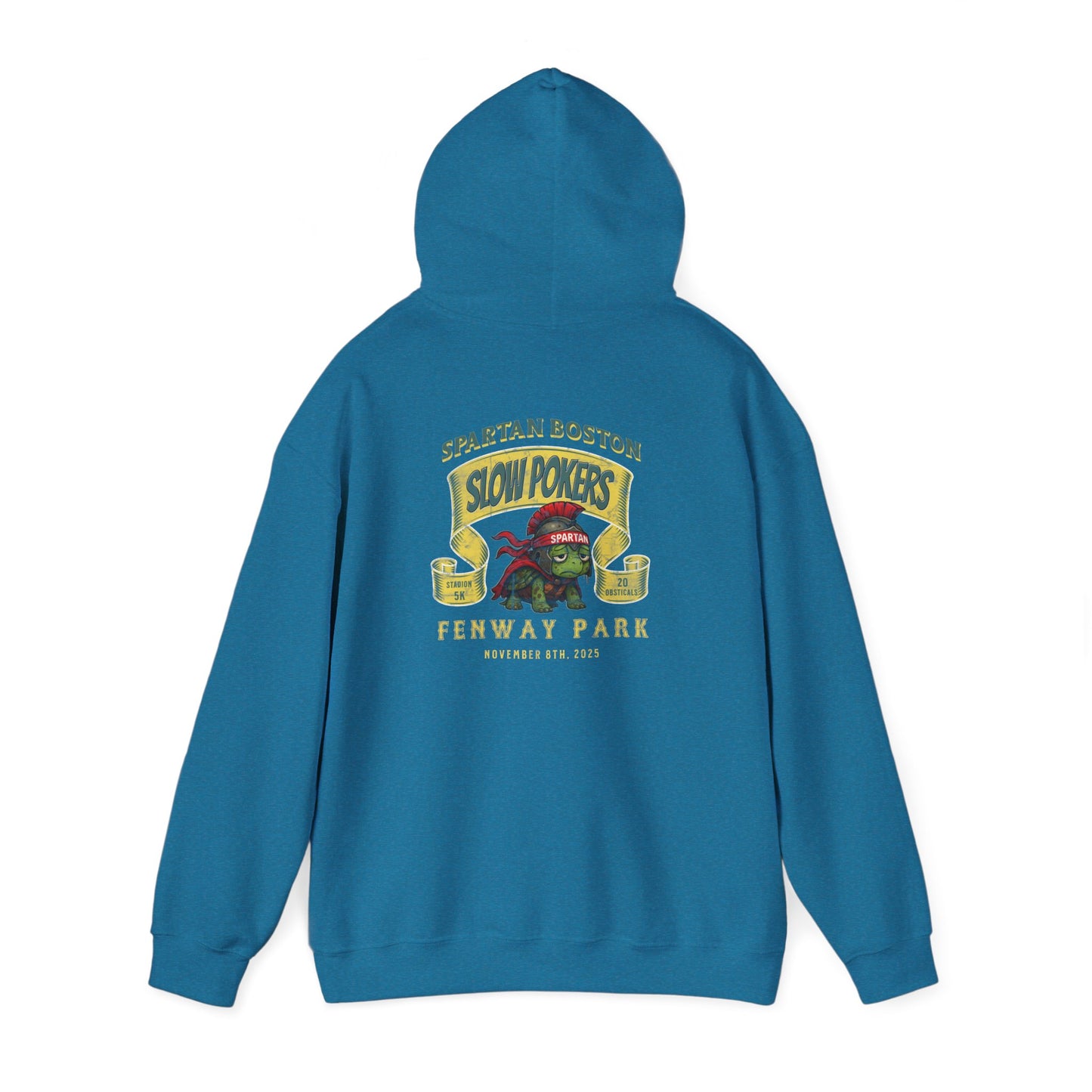 Spartan Slow Pokers Turtle Hoodie | Front & Back Print