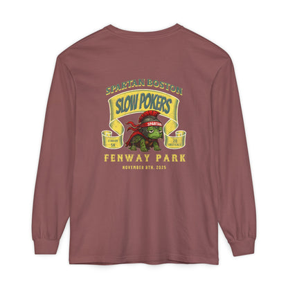 Spartan Slow Pokers Turtle Long Sleeve Tee | Front & Back Print