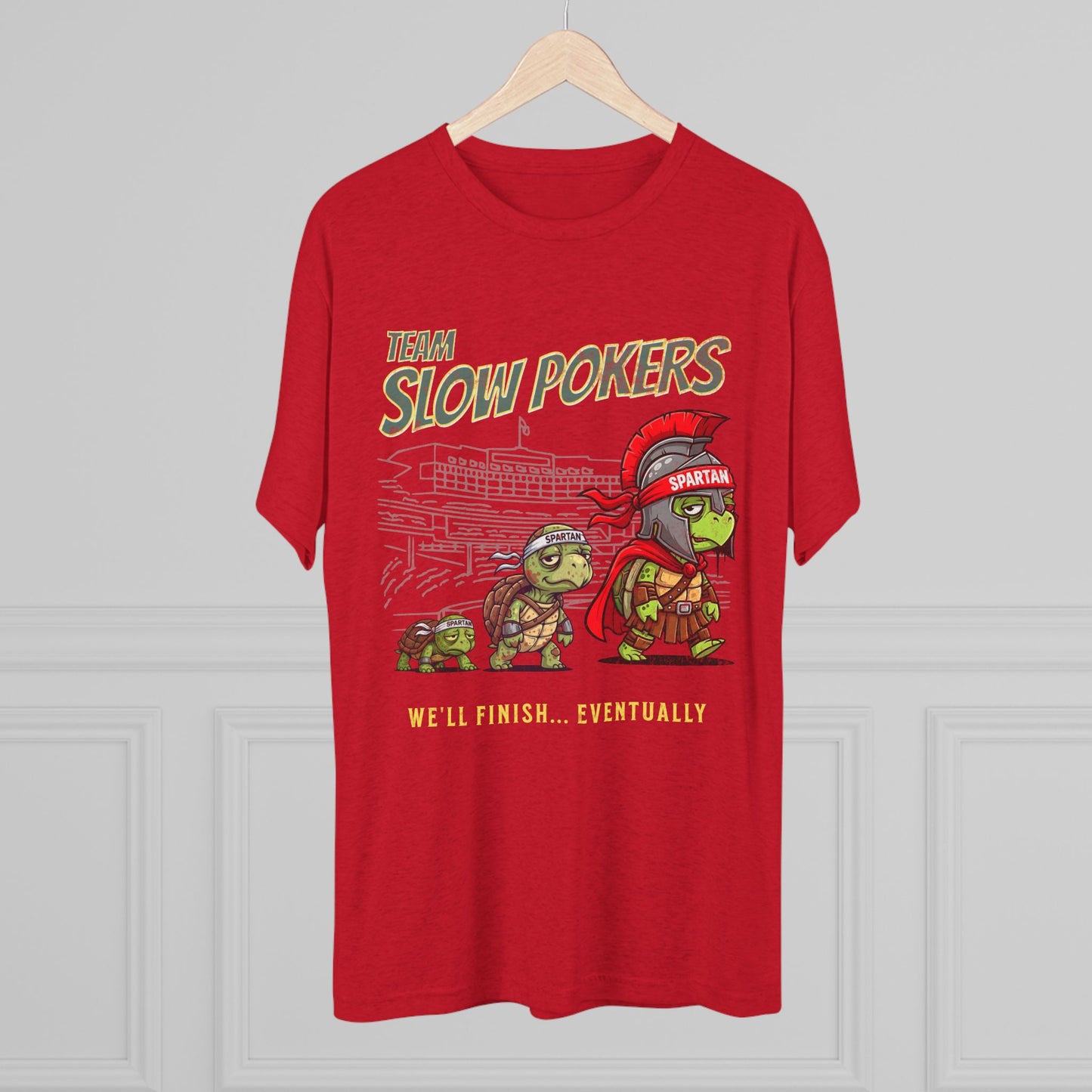 Spartan Slow Pokers Turtle Race Tee | Front & Back Print