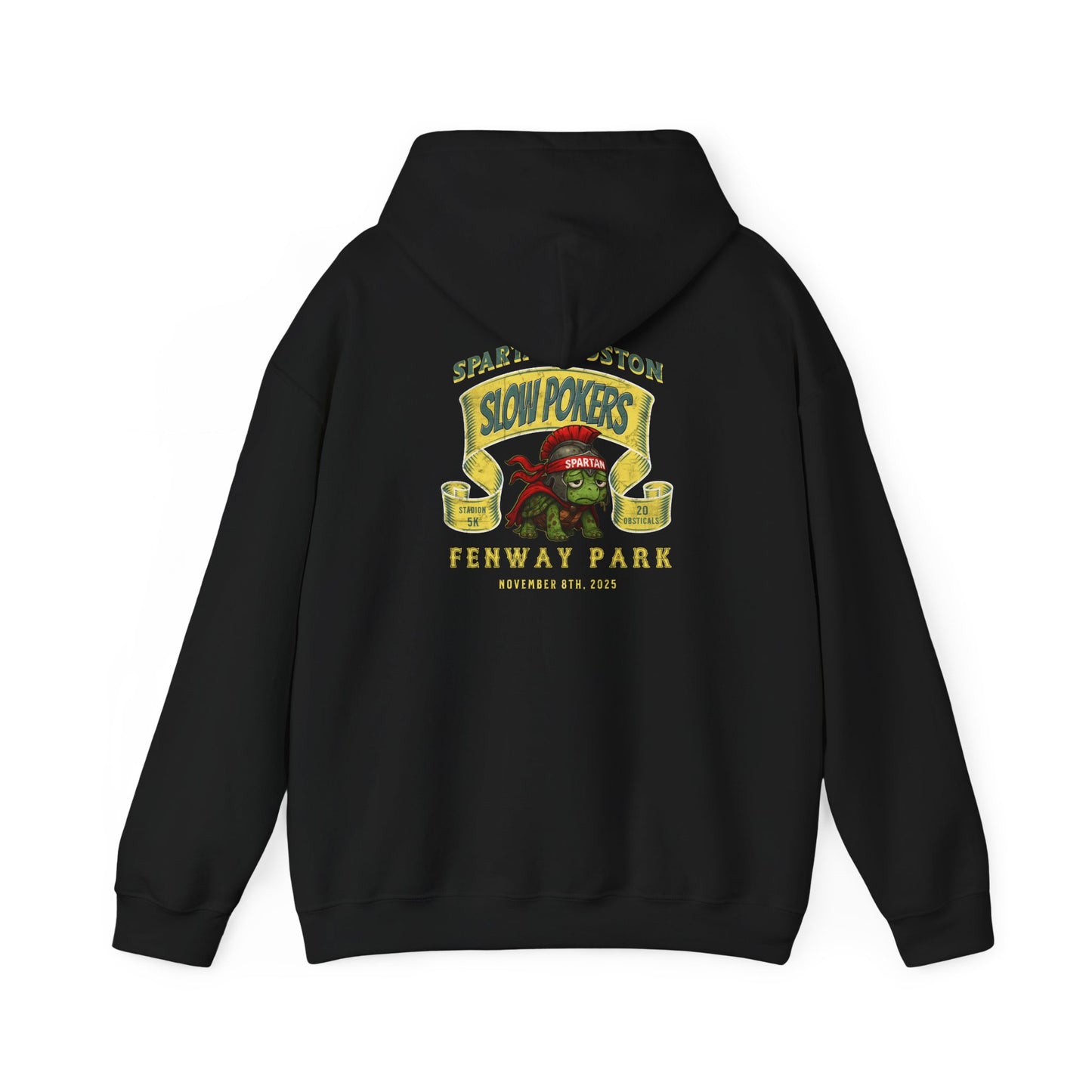 Spartan Slow Pokers Turtle Hoodie | Front & Back Print