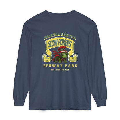 Spartan Slow Pokers Turtle Long Sleeve Tee | Front & Back Print