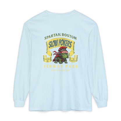 Spartan Slow Pokers Turtle Long Sleeve Tee | Front & Back Print