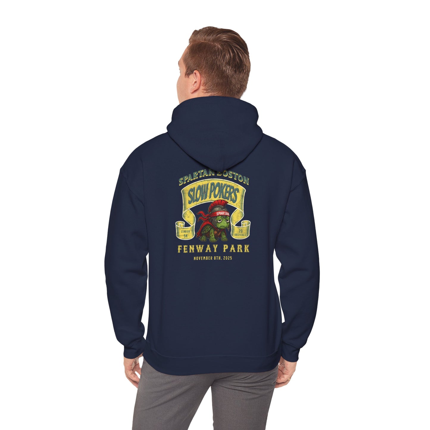 Spartan Slow Pokers Turtle Hoodie | Front & Back Print