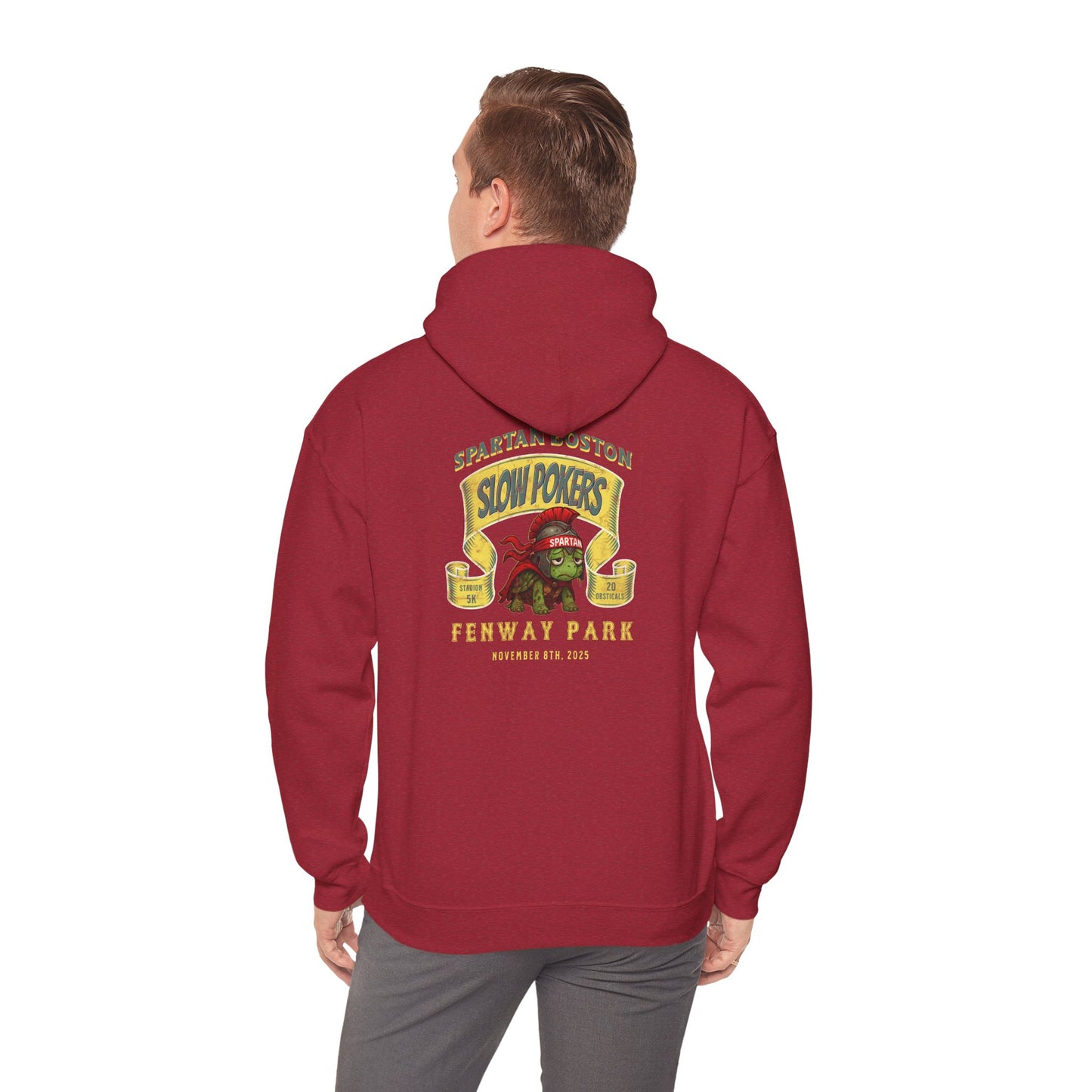 Spartan Slow Pokers Turtle Hoodie | Front & Back Print
