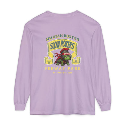 Spartan Slow Pokers Turtle Long Sleeve Tee | Front & Back Print