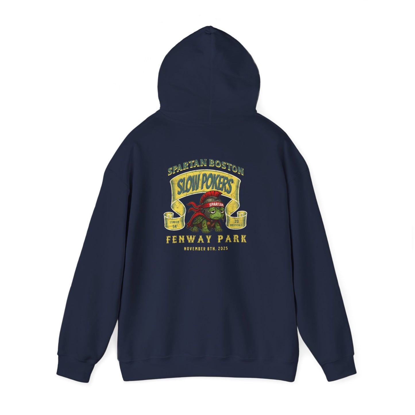 Spartan Slow Pokers Turtle Hoodie | Front & Back Print